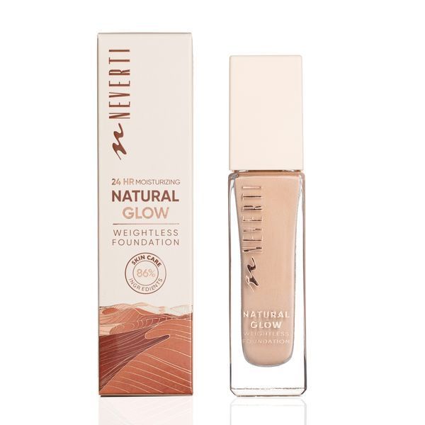 Тональна основа для обличчя Neverti Natural Glow Foundation 32 мл &mdash; з ефектом природного сяйва №005 01016-4-1750 фото