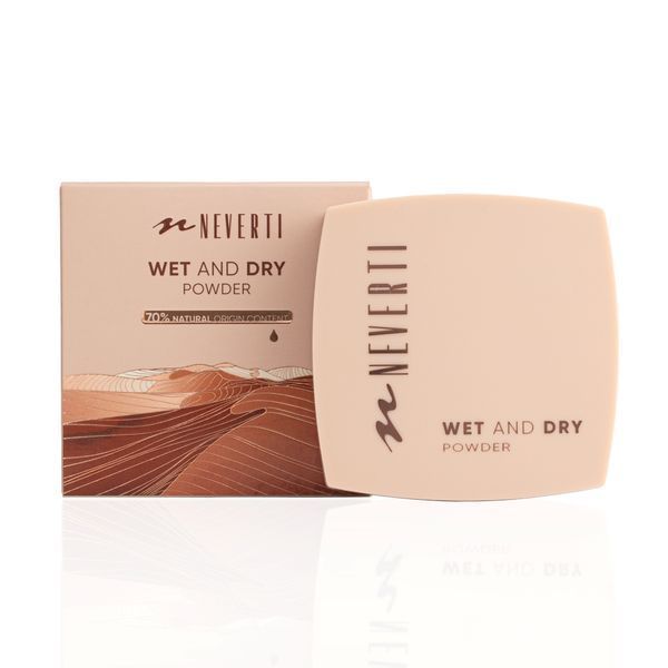 Пудра для обличчя Neverti Wet and Dry Powder, №005 Light Cream 22205-4-1854 фото