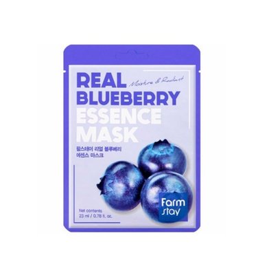 Увлажняющая маска для лица Farmstay с голубикой. 10011 фото