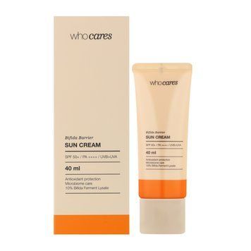 Солнцезащитный крем Whocares Bifida Barrier Sun Cream SPF 50 PA++++, 40 мл 60017 фото