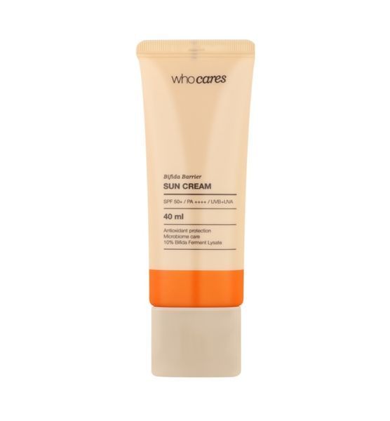 Солнцезащитный крем Whocares Bifida Barrier Sun Cream SPF 50 PA++++, 40 мл 60017 фото