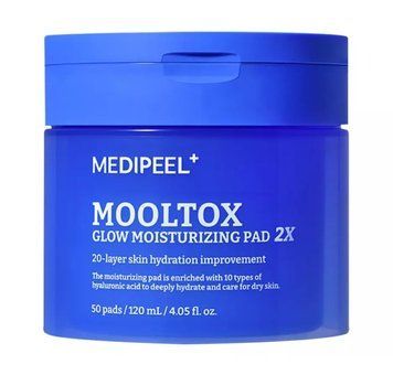 Зволожувальні педи для обличчя MEDIPEEL Mooltox Glow Moisturizing Pad 2X, 50 шт. 40018-1883 фото