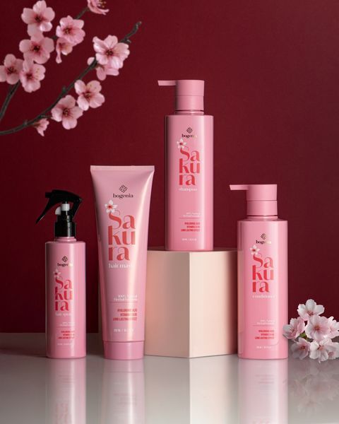 Кондиціонер для волосся з екстрактом сакури Bogenia Sakura Conditioner, 450 мл. 80016-1806 фото