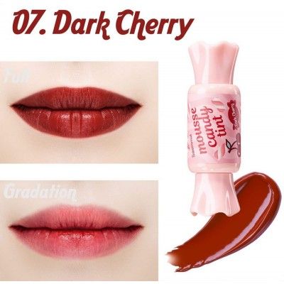 Тінт-мус для губ The Saem 07 Dark Cherry Mousse 41758-1231 фото