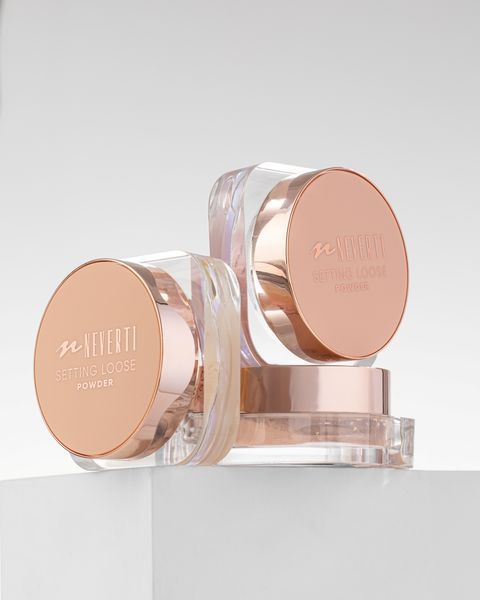 Рассыпчатая пудра для лица NEVERTI Setting Loose Powder 8 г &ndash; фиксация макияжа и матовый финиш 22204-1787 фото
