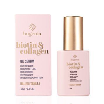 Сироватка-олія для волосся Bogenia Biotin & Collagen Oil Serum, 60 мл 91020-1838 фото