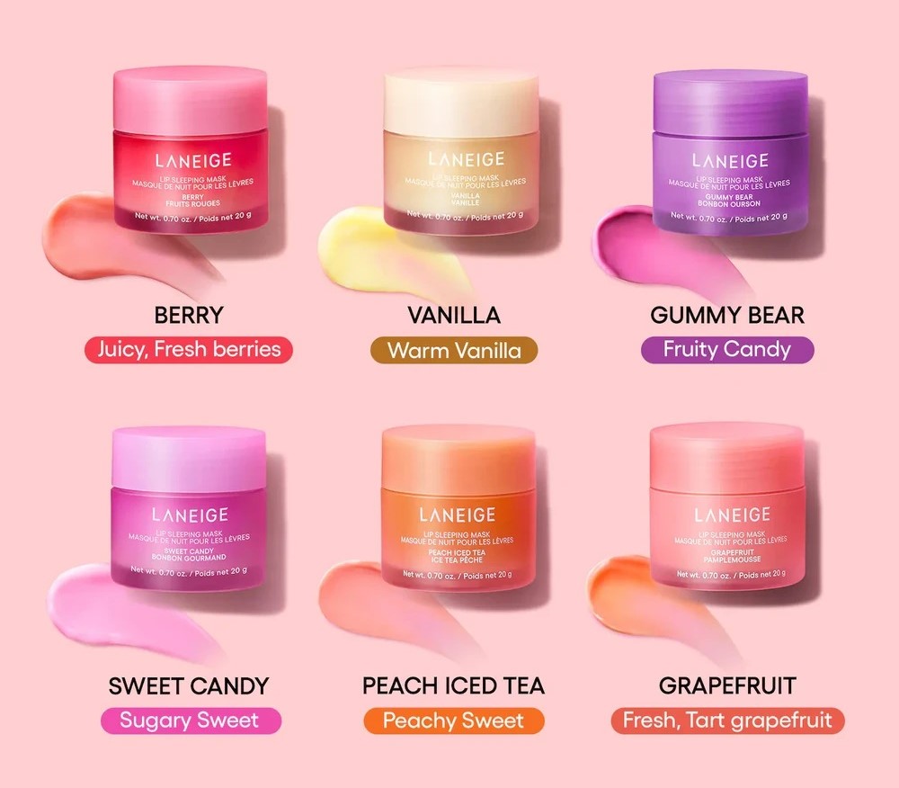 нічна маска для губ Laneige
